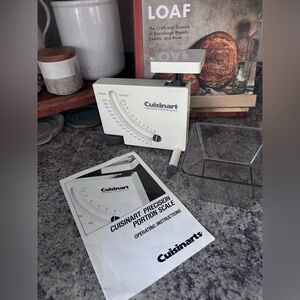 Vintage Cuisinart Precision Weighing scale, GRAMS & OUNCES Includes Manual